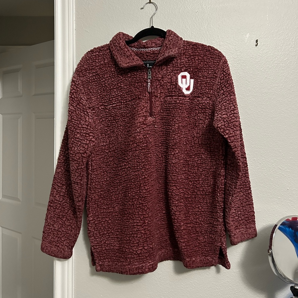 Boxercraft University of Oklahoma Sherpa Hoodie Women’s Size Medium